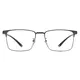 Rectangle Black/Gray Eyeglasses