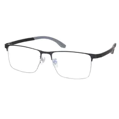 Rectangle Black/Gray Eyeglasses