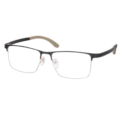 Rectangle Black/Gold Eyeglasses