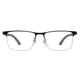 Rectangle Black/Gold Eyeglasses