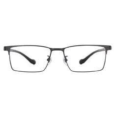 Rectangle Black/Gray Eyeglasses