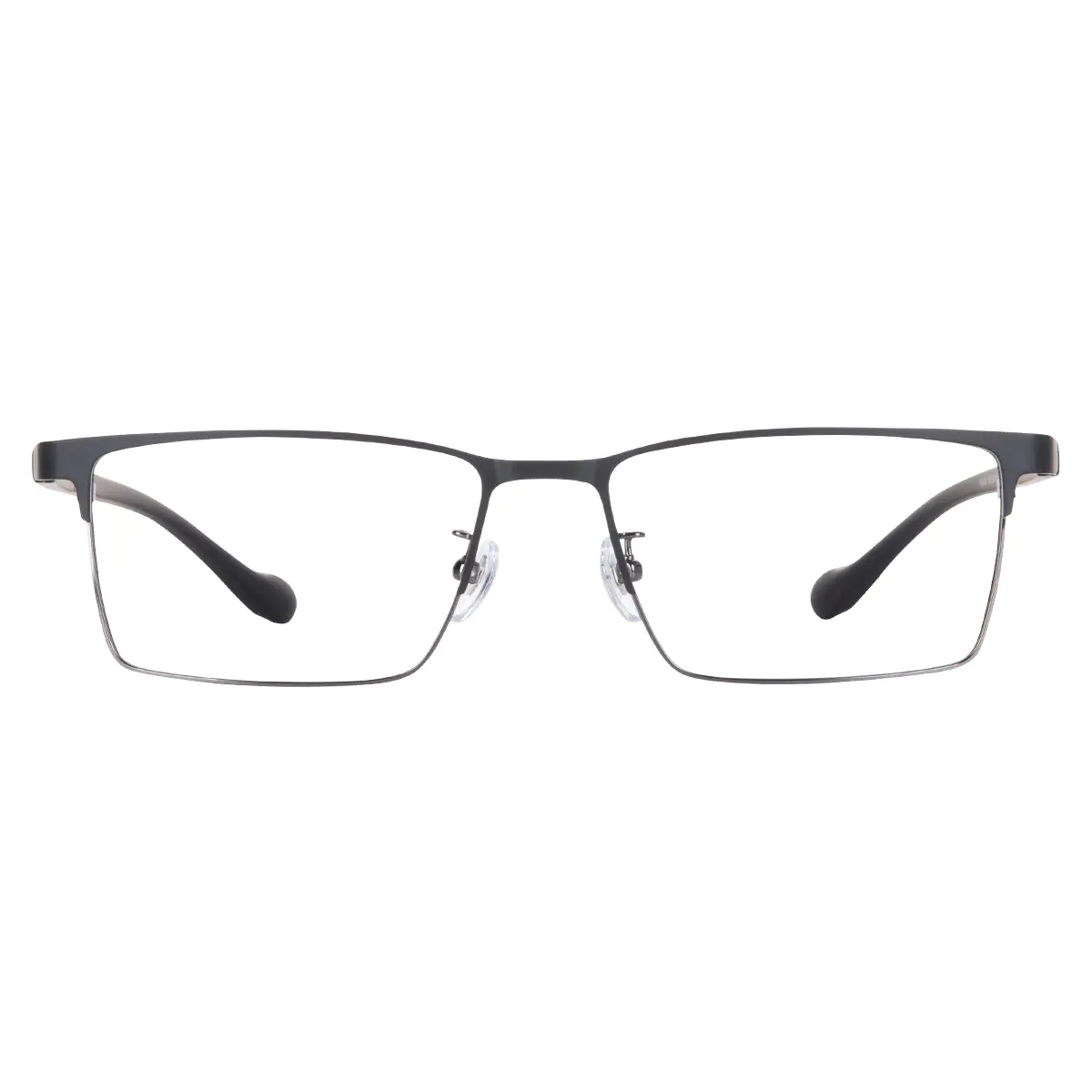 Rectangle Black/Gray Eyeglasses
