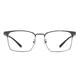 Rectangle Black/Gray Eyeglasses