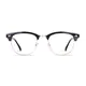 Browline Black/Gold Glasses