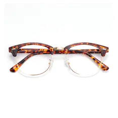 Browline Tortoiseshell/Gold Glasses