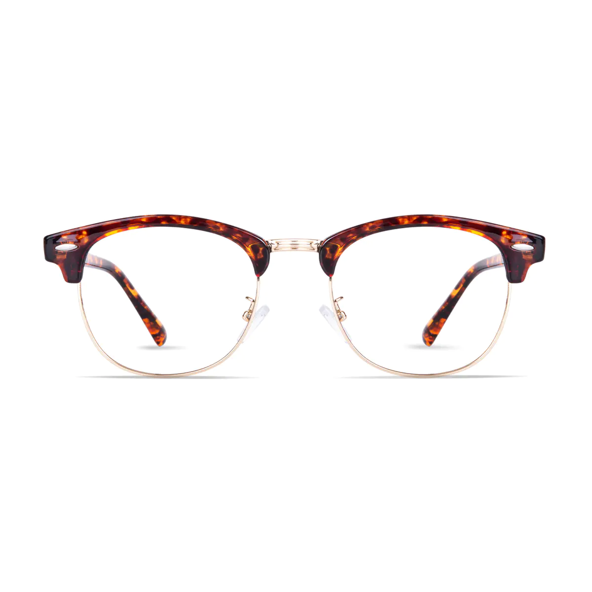Browline Tortoiseshell/Gold Glasses