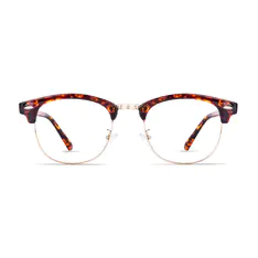 Browline Tortoiseshell/Gold Glasses