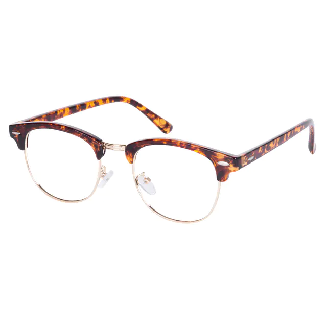 Browline Tortoiseshell/Gold Glasses