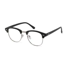 Browline Matte Black Glasses