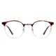 Browline Tortoiseshell Gold Eyeglasses