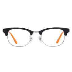Browline Black Eyeglasses