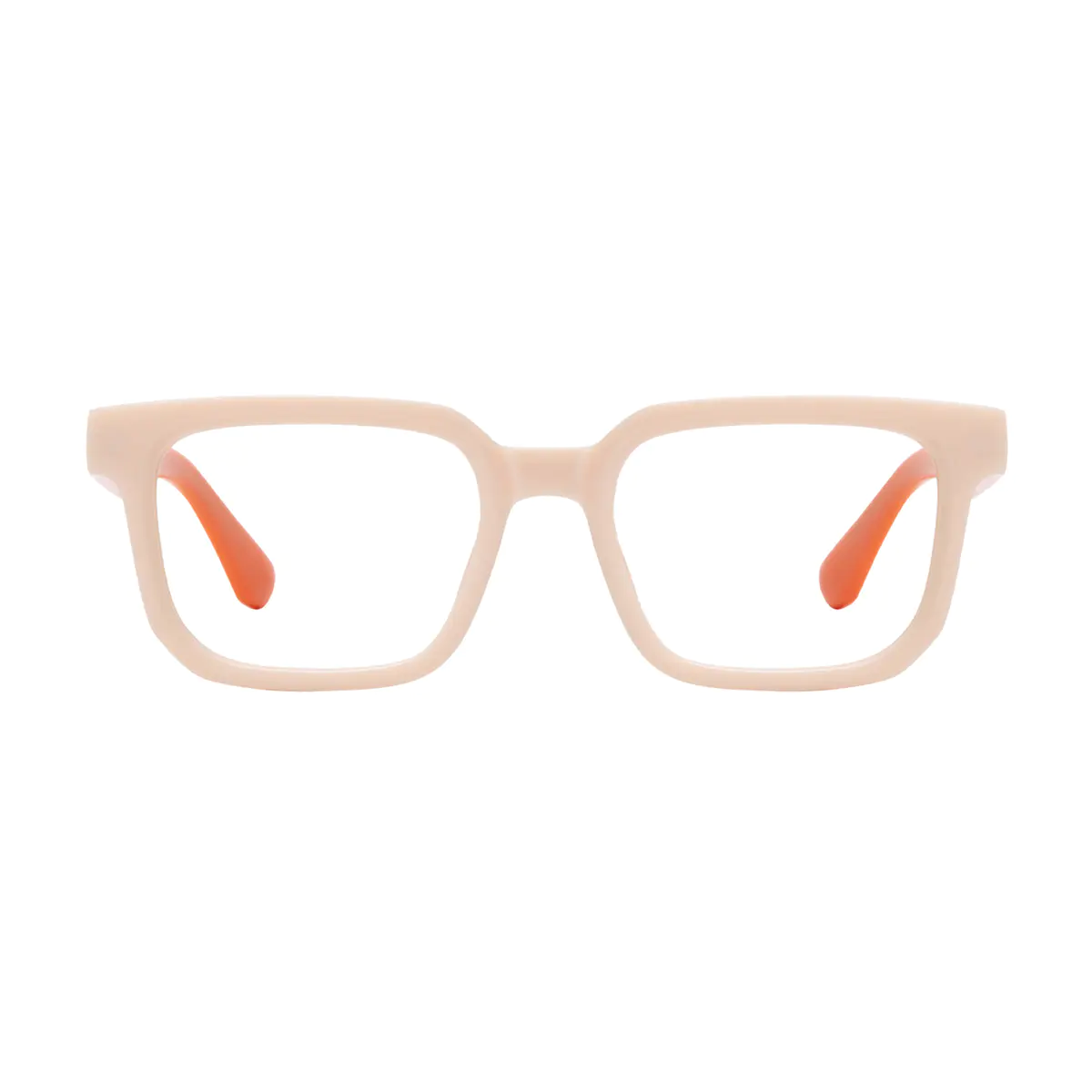 Rectangle Orange Eyeglasses
