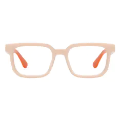 Rectangle Orange Eyeglasses