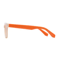 Rectangle Orange Eyeglasses