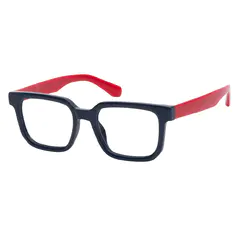 Rectangle Black/Red Eyeglasses