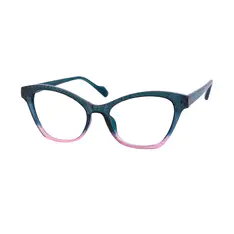 Cat-eye Pink/Blue Eyeglasses