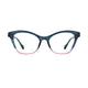 Cat-eye Pink/Blue Eyeglasses