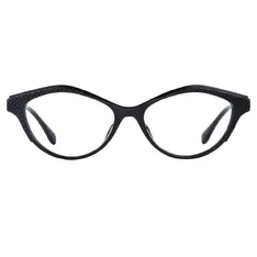 Cat-eye Black Eyeglasses