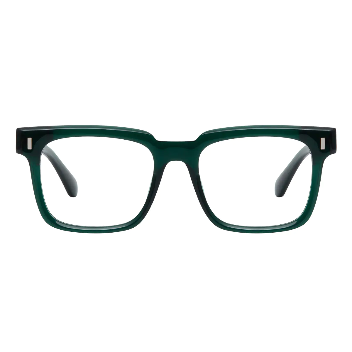 Square Green Eyeglasses