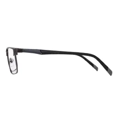 Rectangle Grey Eyeglasses