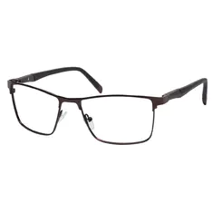 Rectangle Brown Eyeglasses