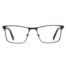 Rectangle Brown Eyeglasses