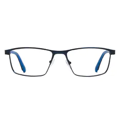 Rectangle Black/Blue Eyeglasses