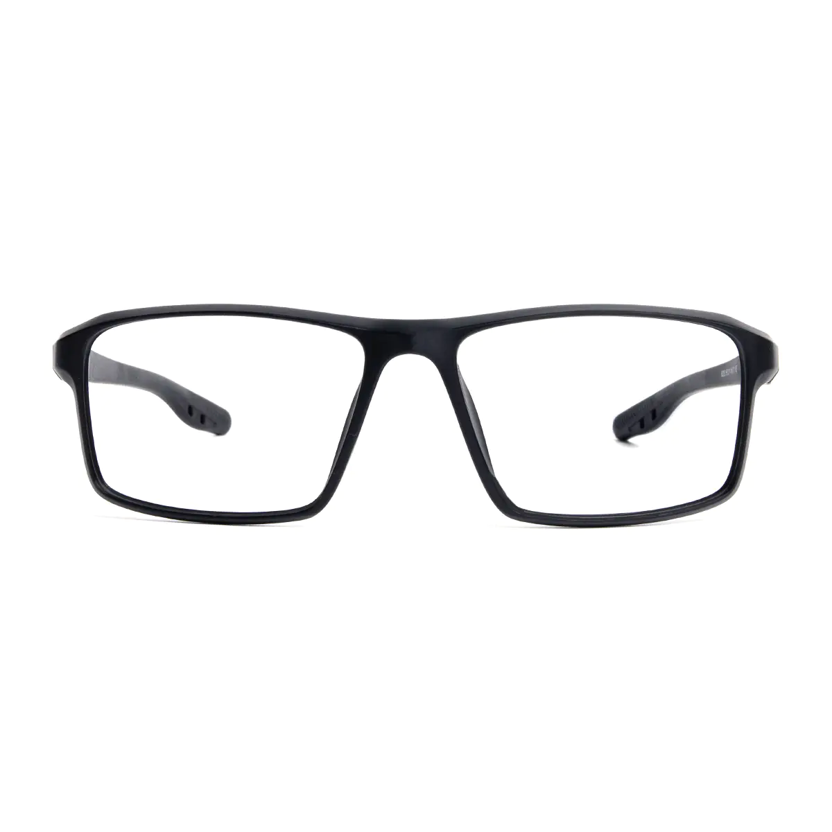 Rectangle Black Sport Eyeglasses