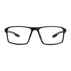 Rectangle Black Sport Eyeglasses