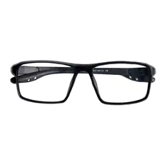 Rectangle Black Sport Eyeglasses
