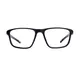 Rectangle Black/Orange Sport Eyeglasses