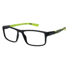 Rectangle Black/Green Sport Eyeglasses
