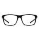 Rectangle Black/Red Sport Eyeglasses