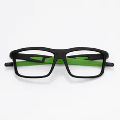 Rectangle Black/Green Sport Eyeglasses
