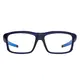Rectangle Blue Sport Eyeglasses