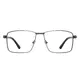 Rectangle Gray Eyeglasses