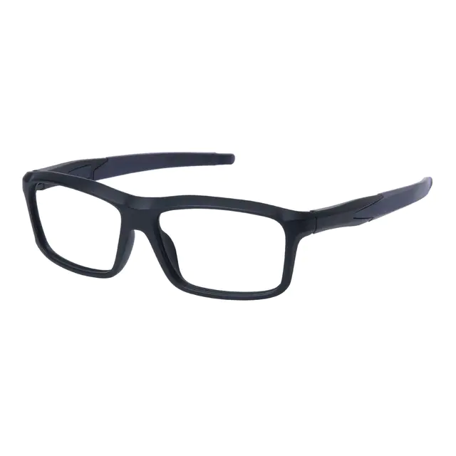 Rectangle Purple Sport Eyeglasses