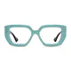 Square Green Eyeglasses