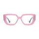 Rectangle Pink Eyeglasses