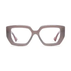 Rectangle Gray Eyeglasses
