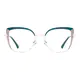 Square Green/Transparent Gray Eyeglasses