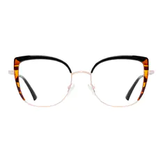 Cat-eye Black/Tortoiseshell Eyeglasses
