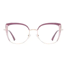 Cat-eye Purple Eyeglasses
