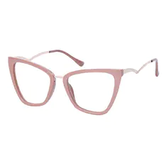 Cat-eye Brown Eyeglasses
