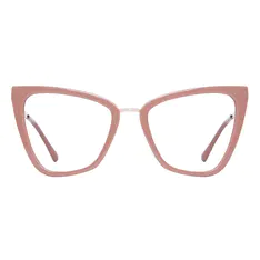 Cat-eye Brown Eyeglasses