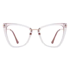 Cat-eye Clear Eyeglasses