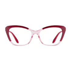 Cat-eye Wine Eyeglasses