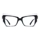 Cat-eye Black/Clear Eyeglasses