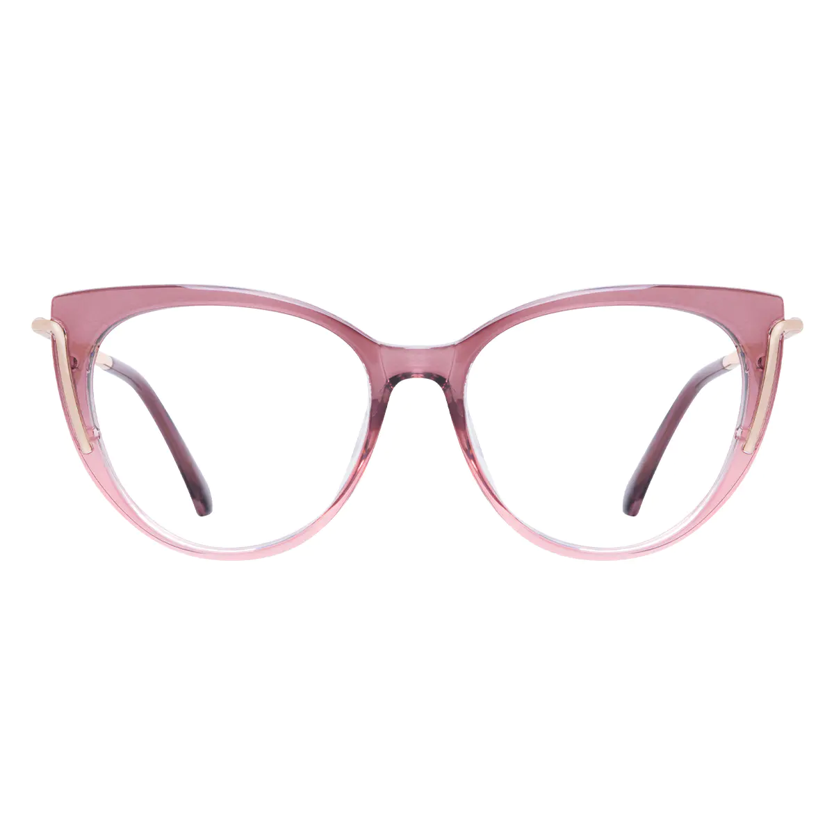 Cat-eye Gradient Pink Eyeglasses