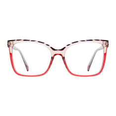 Cat-eye Tortoiseshell/Red Eyeglasses